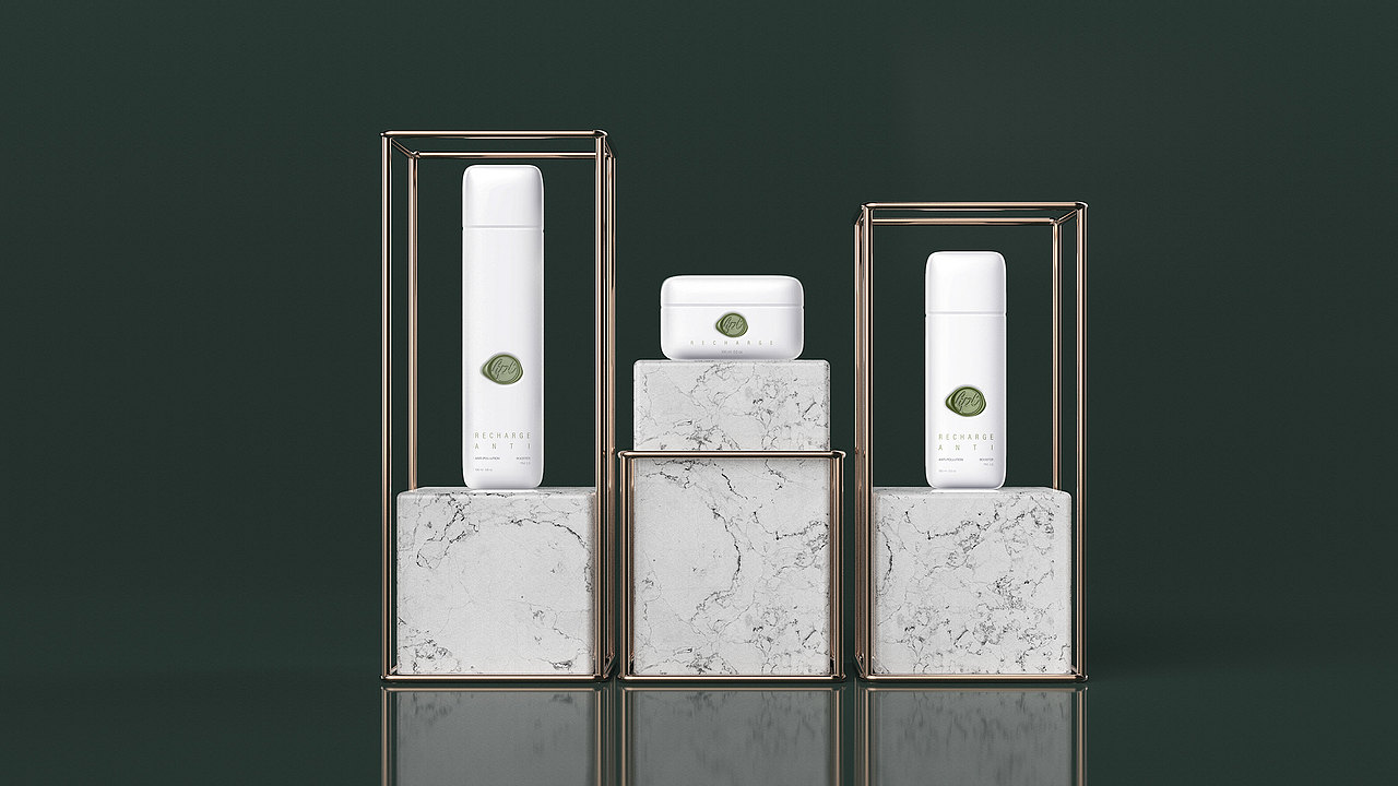 禾葡兰HPL 护肤品瓶型包装设计（图ZMjc3OTY2Mzcy） - 包装 - 站酷设计师小鱼爱吃鱼儿原创素材 - 站酷ZCOOL