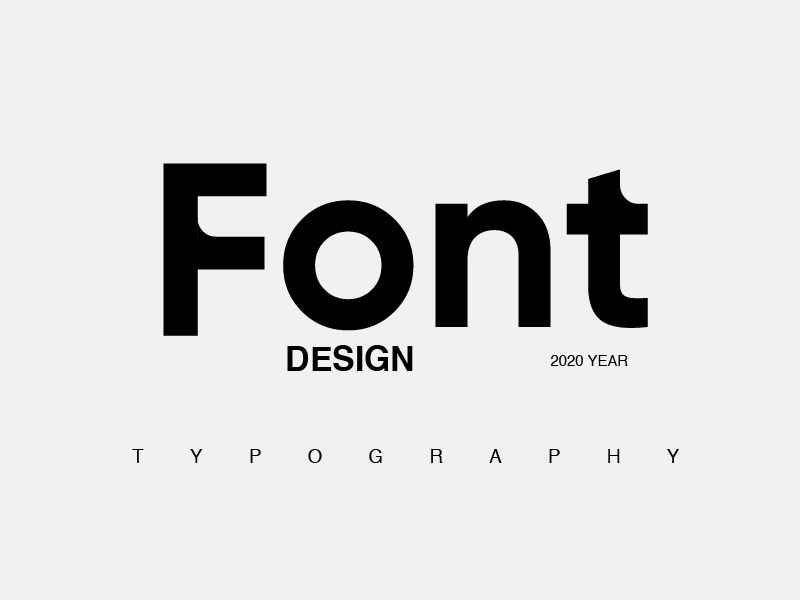 2020近期字体设计Font