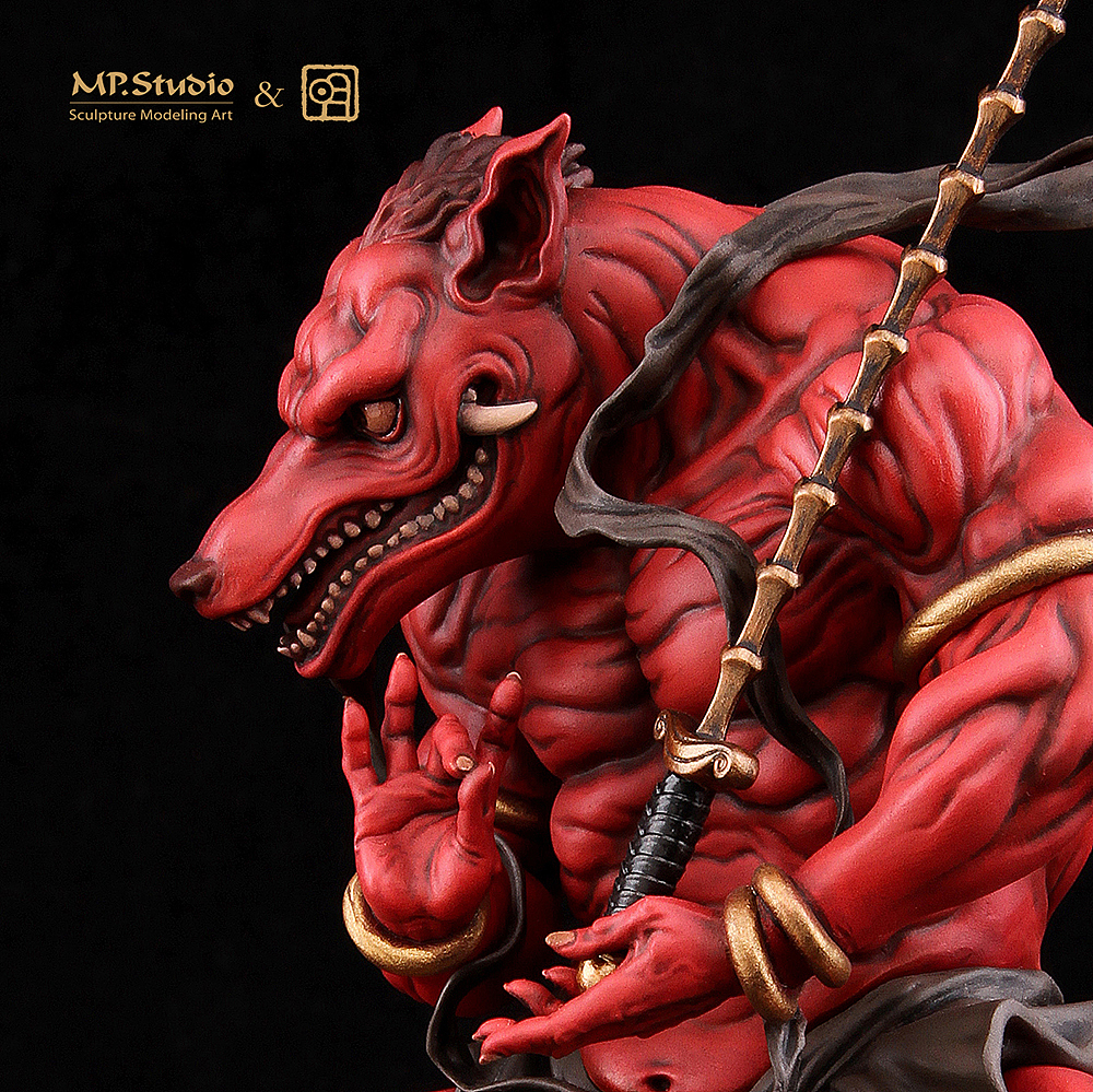 MP Studio & 明子 十二神兽系列作品《摆尾忠勇仙》