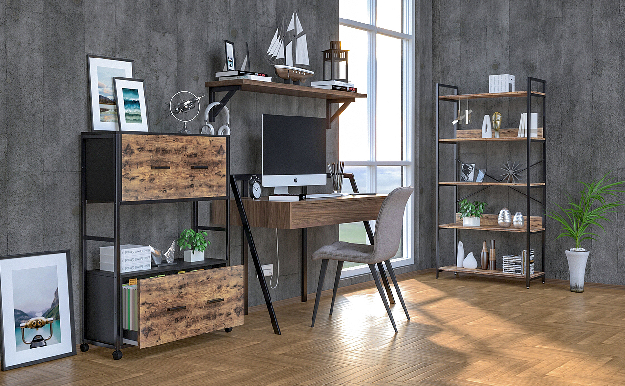 近期置物架渲染