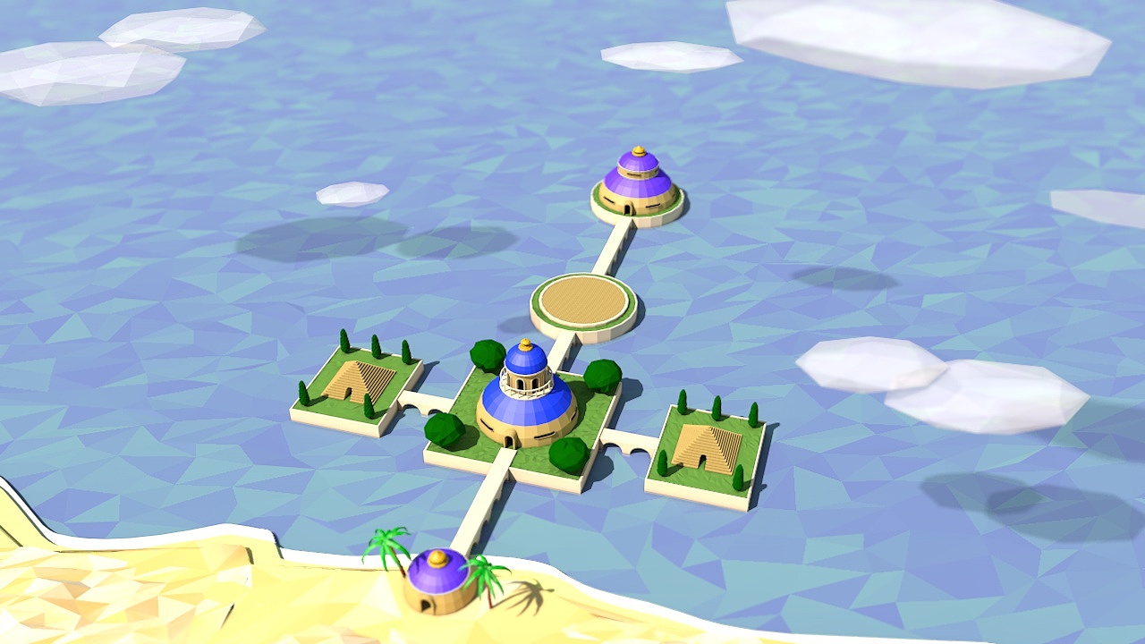 low poly 七龙珠场景2 第一部（图ZNDA0MTQyMDQ=） - 场景 - 站酷设计师awei2015原创素材 - 站酷ZCOOL