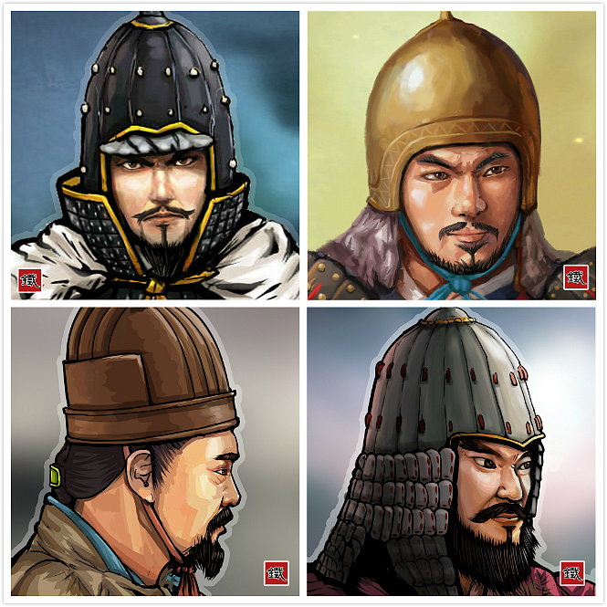 睿哥学画的黑历史-最差劲的三国人物头像（图ZMTM4MjgwOTQ0） - 创作习作 - 站酷设计师睿画三国原创素材 - 站酷ZCOOL