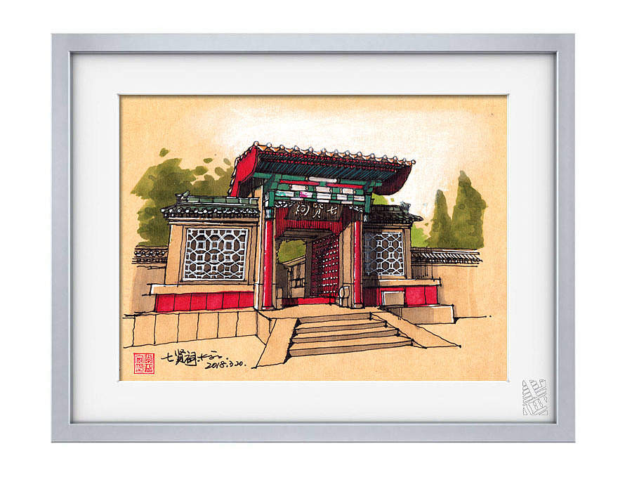 邯郸建筑系列手绘【14】