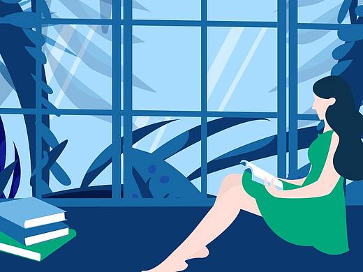 一个人看书（个人主页-ZMjc0MDc4MjQ=） - 创作习作 - 站酷设计师Paigesal原创素材 - 站酷ZCOOL