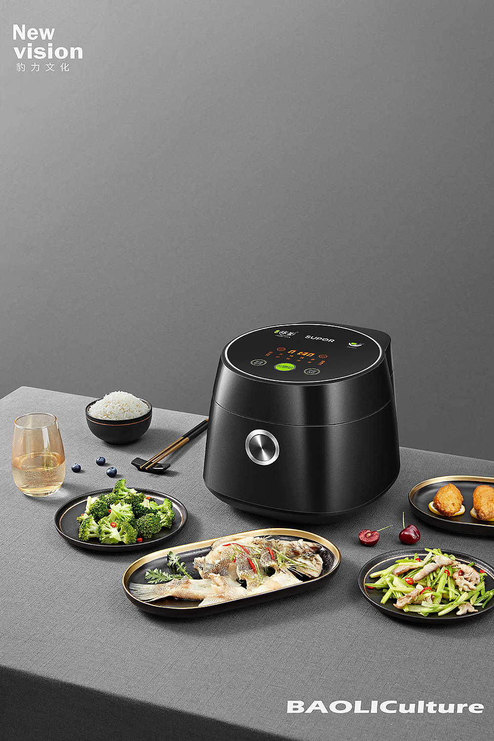 豹力  创意拍摄  「一组苏泊尔电饭煲拍摄」