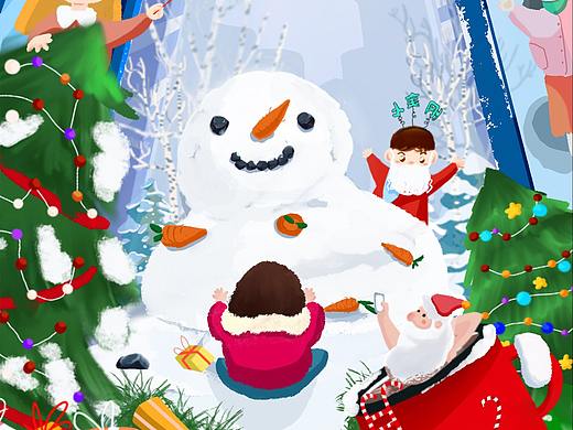 雪宝的诞生（个人主页-ZNTI3NzAwNTY=） - 创作习作 - 站酷设计师酱子JU原创素材 - 站酷ZCOOL