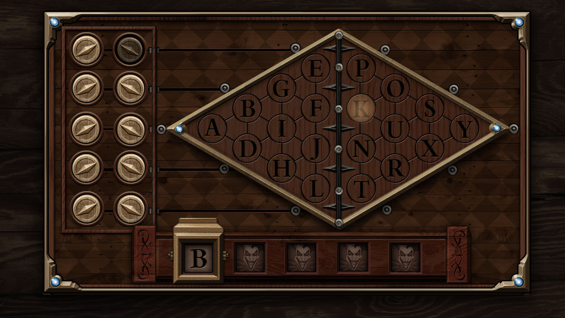 解密类触屏小游戏界面