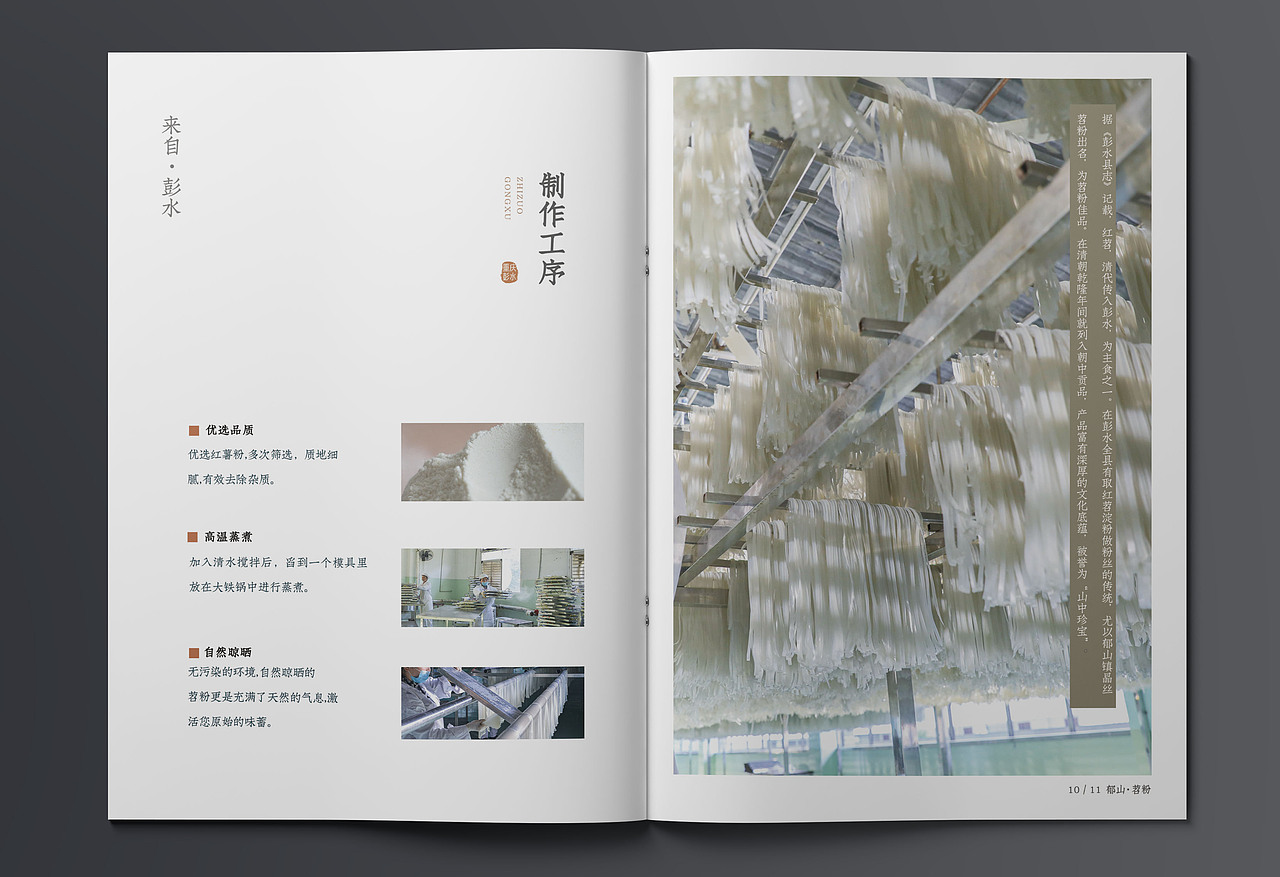 腾讯光子扶贫项目——《彭水苕粉手册》设计（图ZMjk0ODMyNDA0） - 书籍/画册 - 站酷设计师RSY视觉研究原创素材 - 站酷ZCOOL