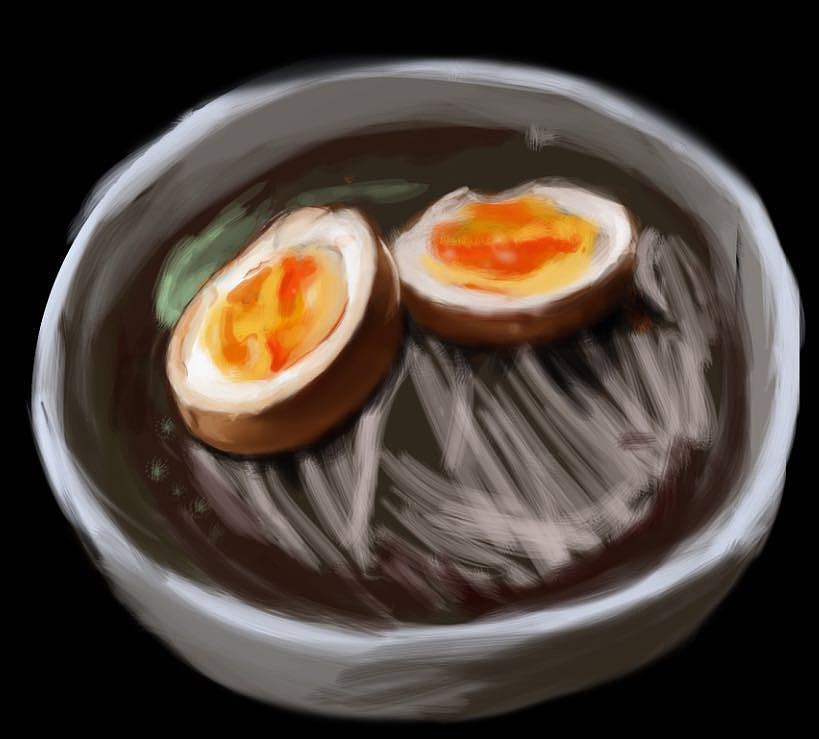 夜半食堂-卤蛋面