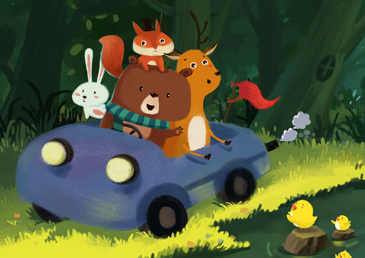 儿童插画（图ZNTgzOTkyMzY=） - 创作习作 - 站酷设计师yeeyo原创素材 - 站酷ZCOOL