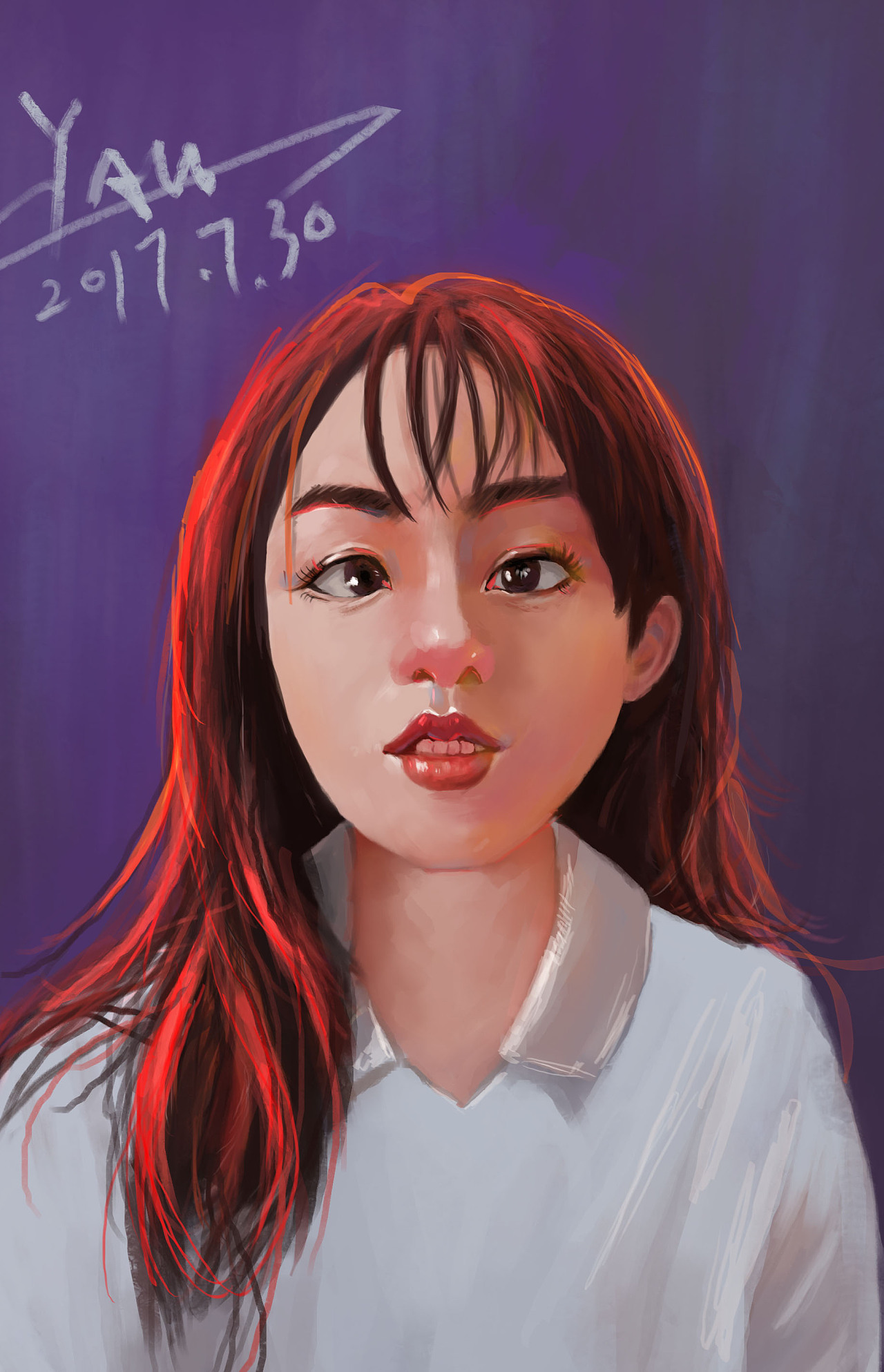 人物练习|插画|涂鸦/潮流|幽鹿鸣 - 原创作品 - 站酷 (zcool)