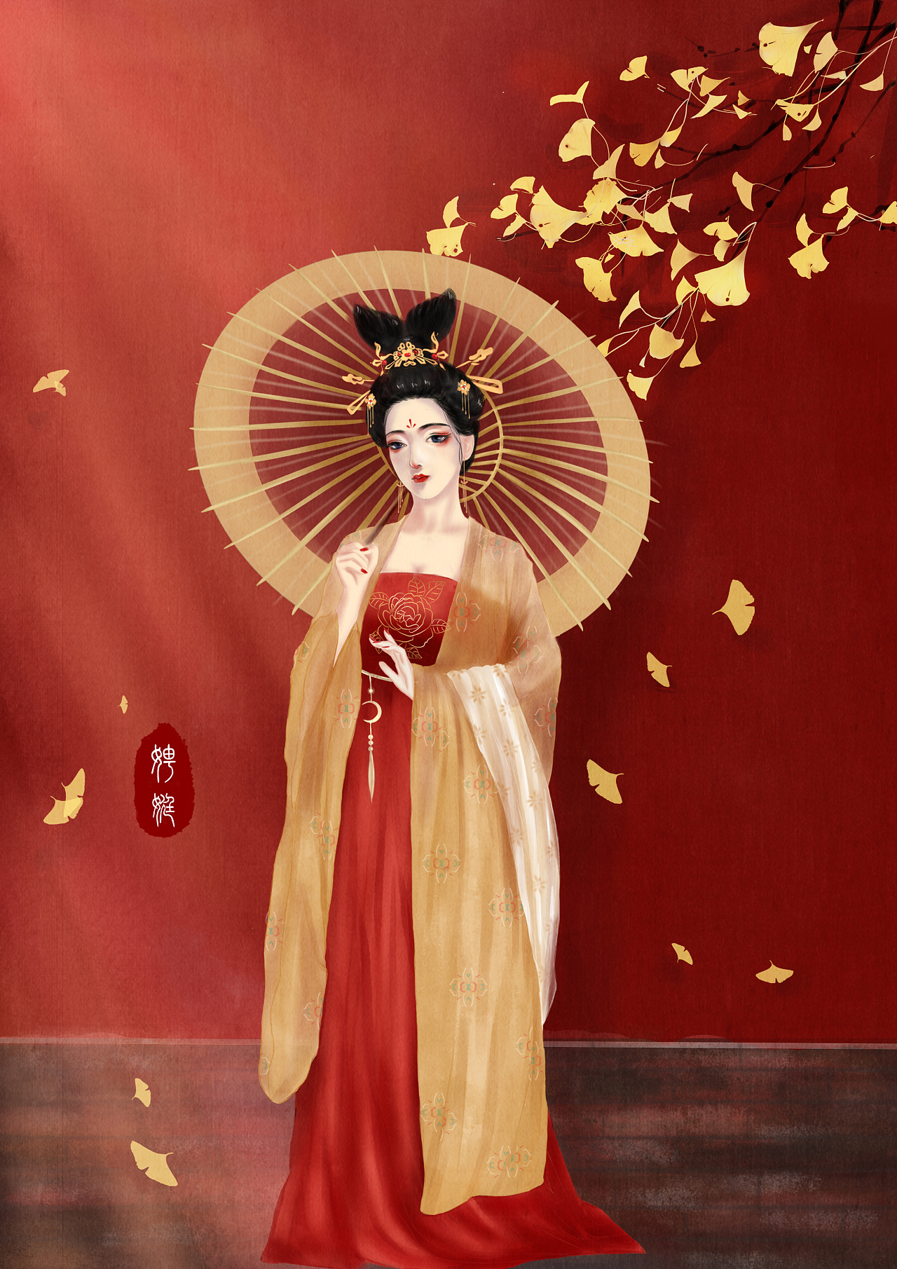 古风美人儿|插画|插画习作|慢慢慢超级慢 - 原创作品 - 站酷 (zcool)