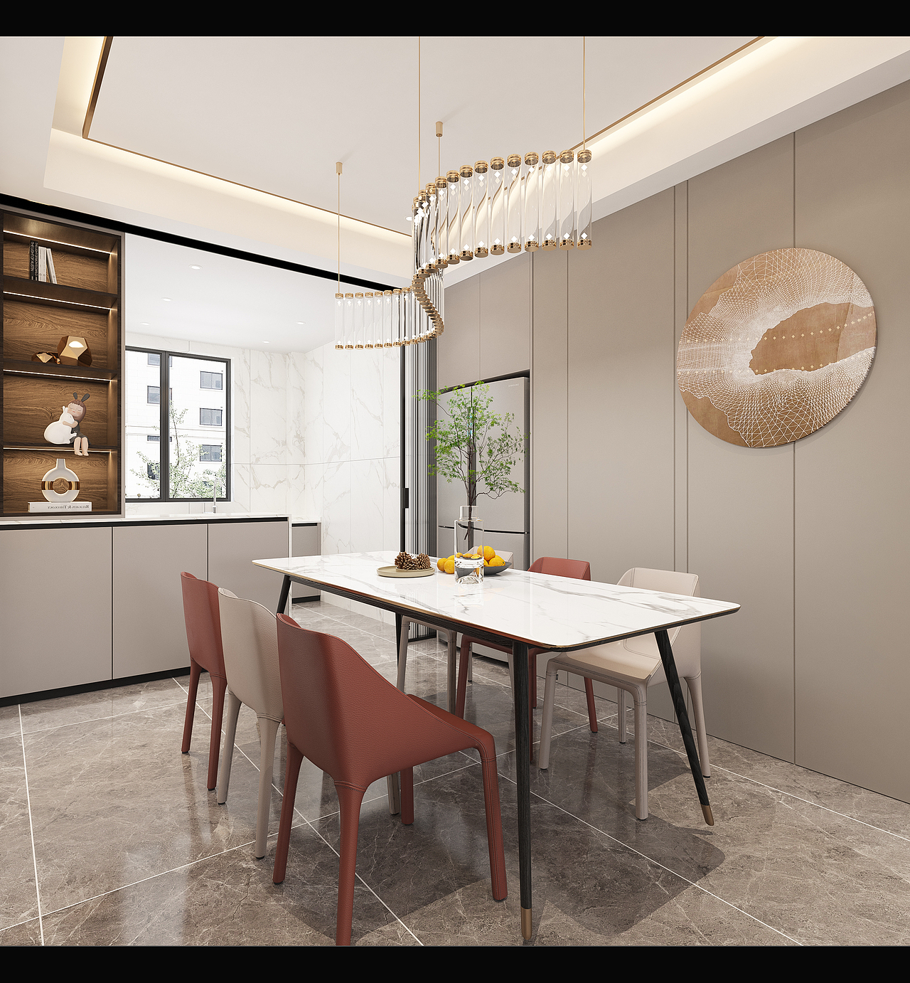 现代简约  Vray
