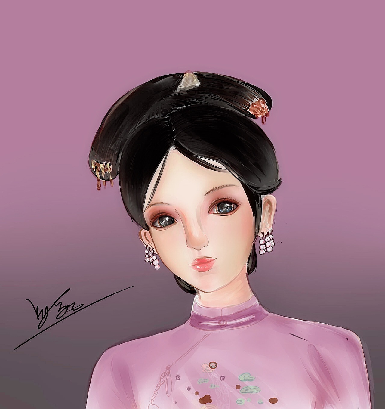 清宫嫔妃立绘修改图