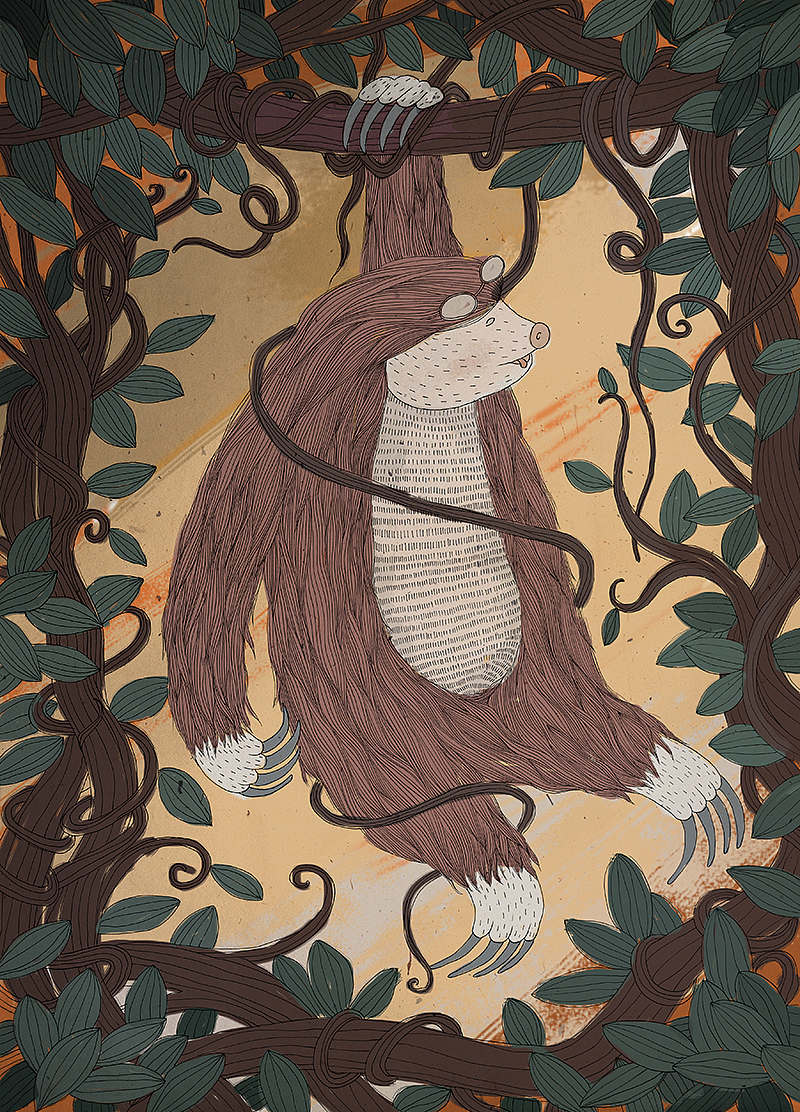 打盹儿（图ZMjEzOTg4NjY0） - 儿童插画 - 站酷设计师大利大利原创素材 - 站酷ZCOOL