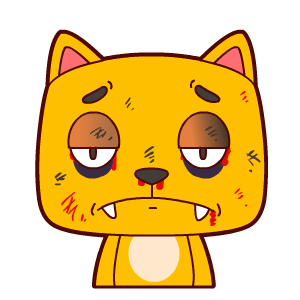 疲倦猫——翔通动漫原创表情