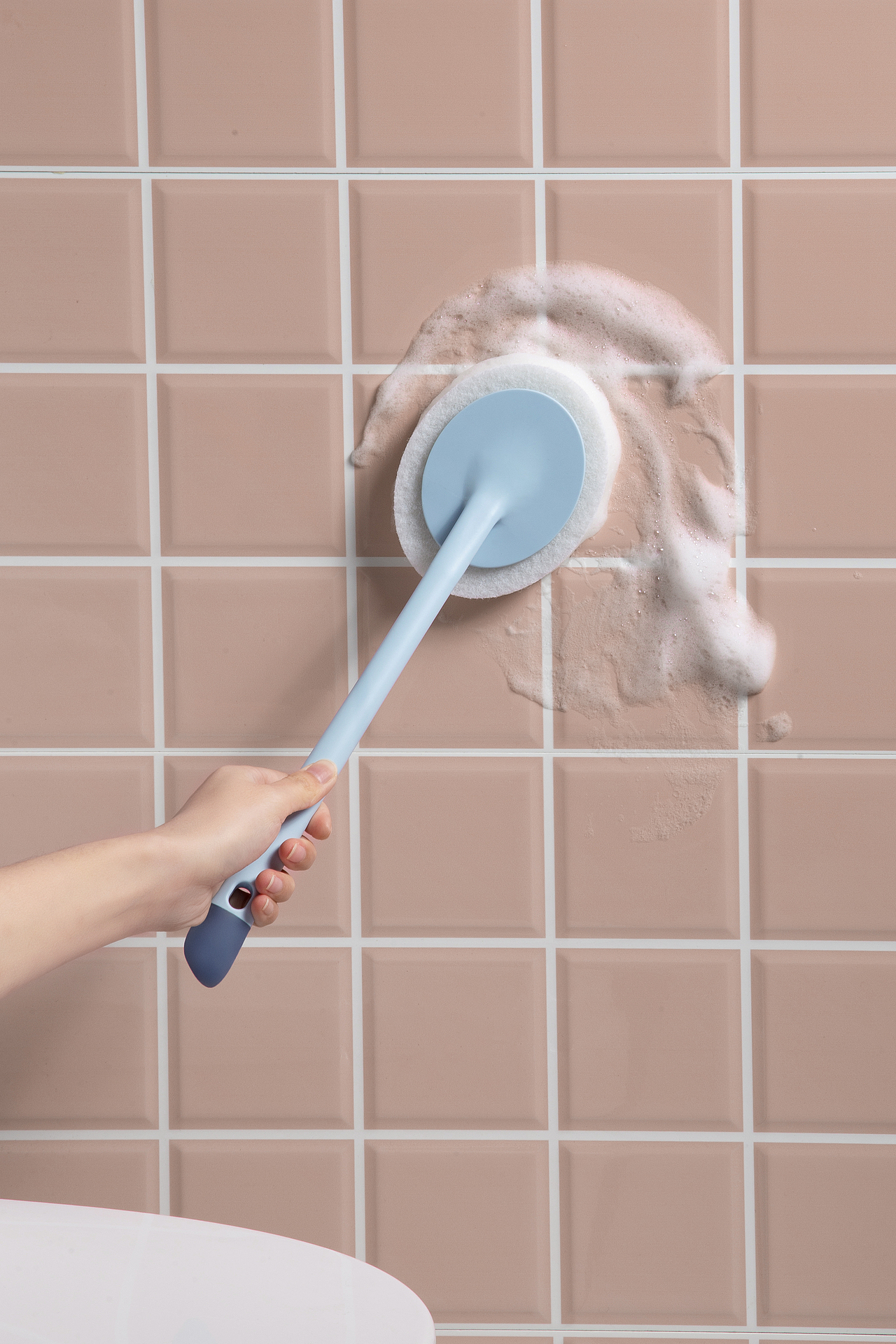 长柄清洁刷拍摄