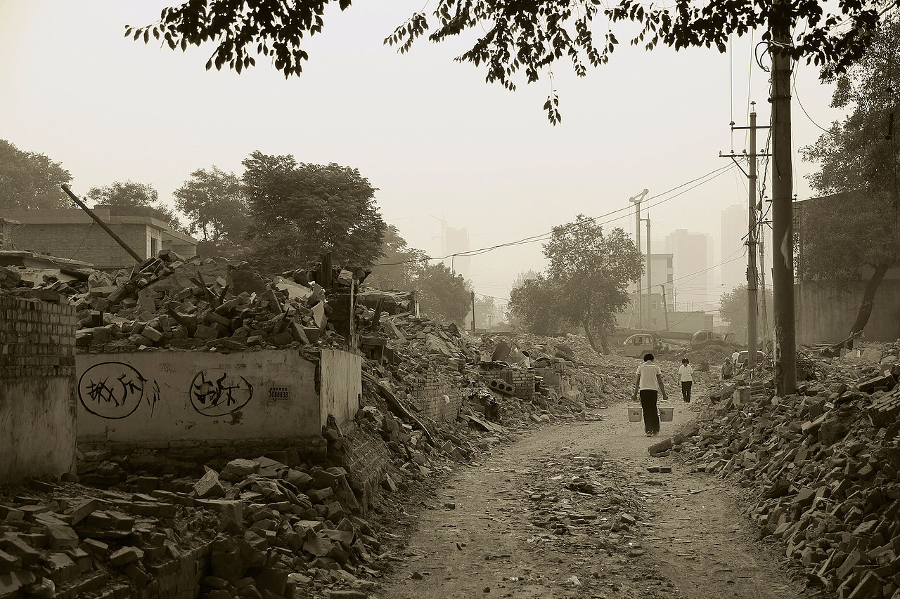 拆迁岁月（二）（图ZMjAwOTE1OTY=） - 人文/纪实摄影 - 站酷设计师DDR登瑞原创素材 - 站酷ZCOOL