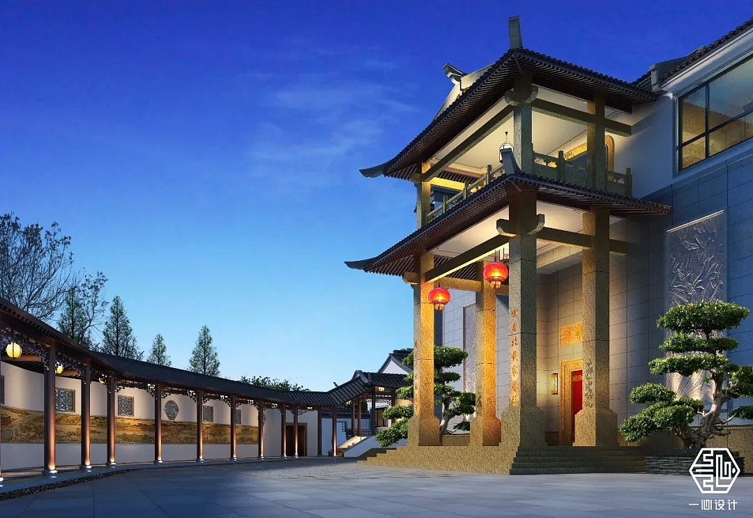 中式民宿设计丨一心中式民宿 · 客家围屋（图ZMTYyNDc1MDQ0） - 建筑设计 - 站酷设计师一心设计李健原创素材 - 站酷ZCOOL