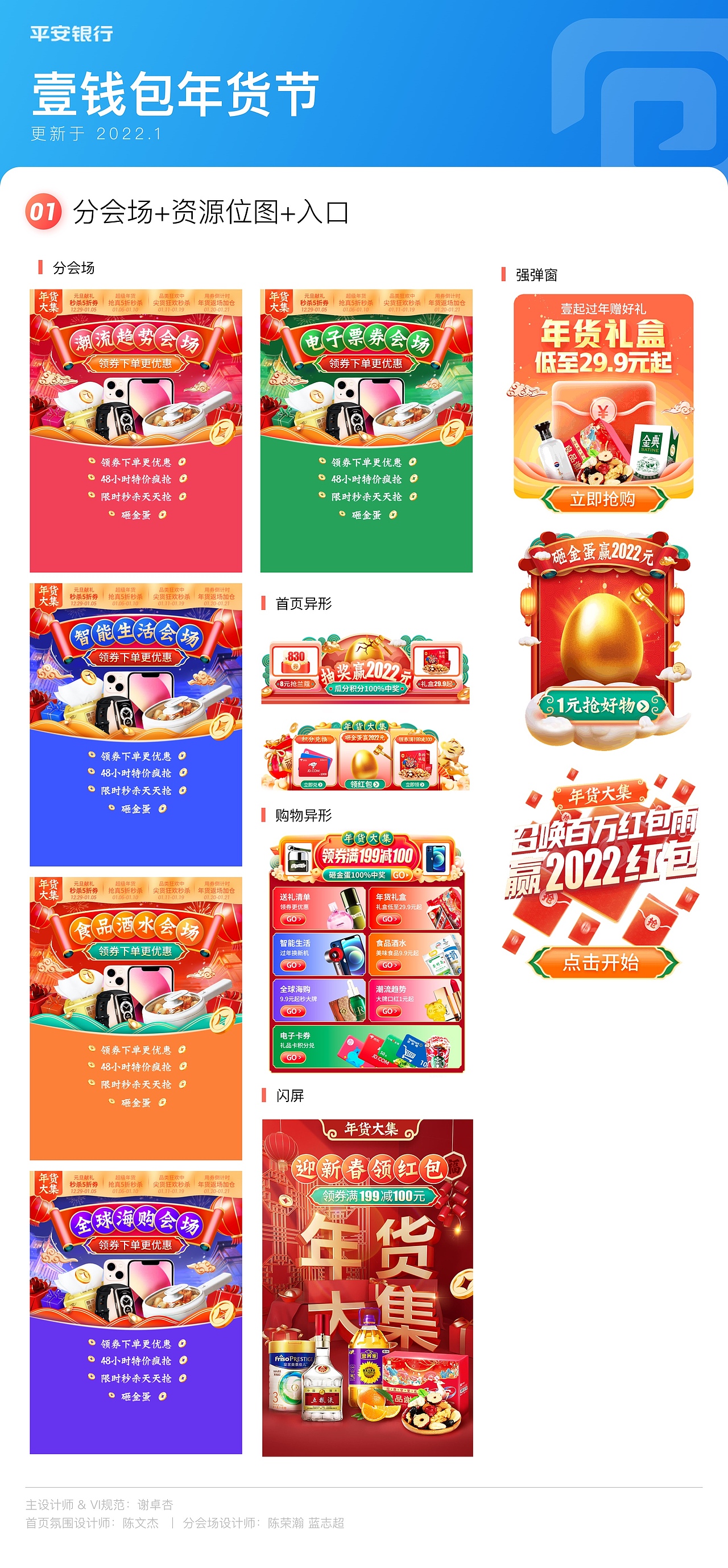 壹钱包2022年1月份《年货节》《过年不打烊》活动汇总