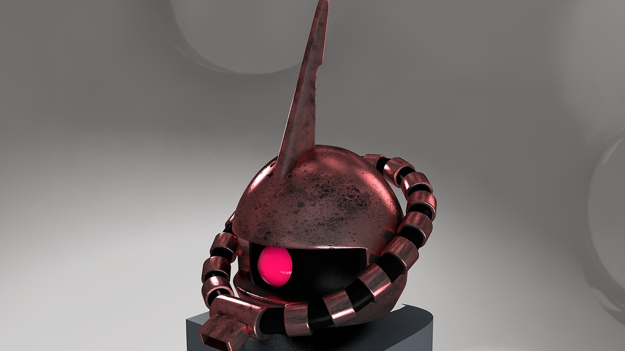 扎古 c4d建模 原生渲染（图ZMTY3MjgzODcy） - 机械/交通 - 站酷设计师规规原创素材 - 站酷ZCOOL