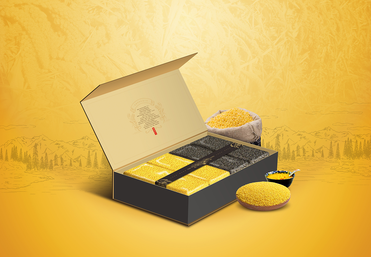 黄沙珍宝小米|平面|包装|灰豆子_原创作品-站酷zcool