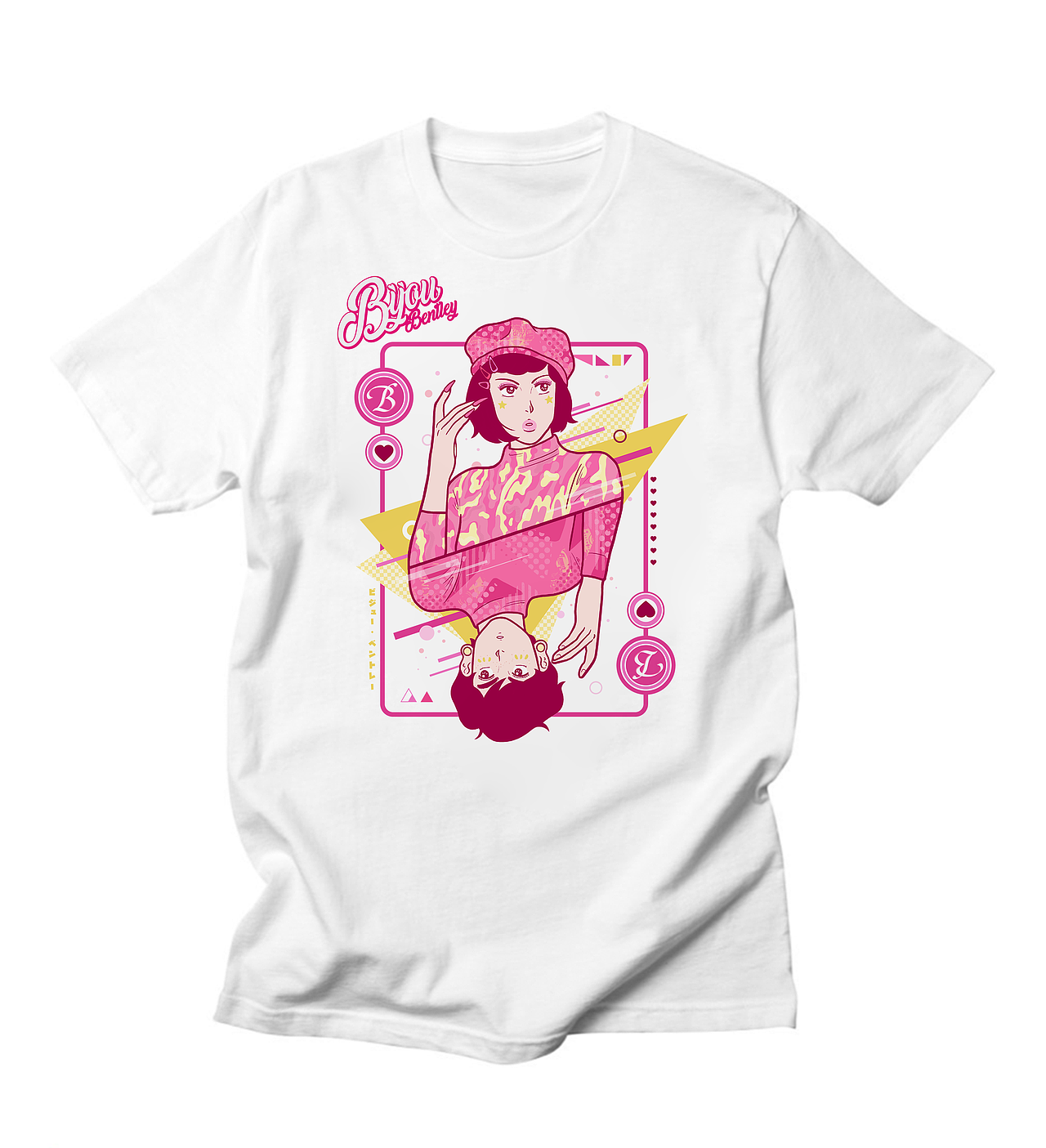 Drag Queen Of Hearts T恤设计（图ZMjE1MTQ0NDMy） - 商业插画 - 站酷设计师JERI_CHO原创素材 - 站酷ZCOOL