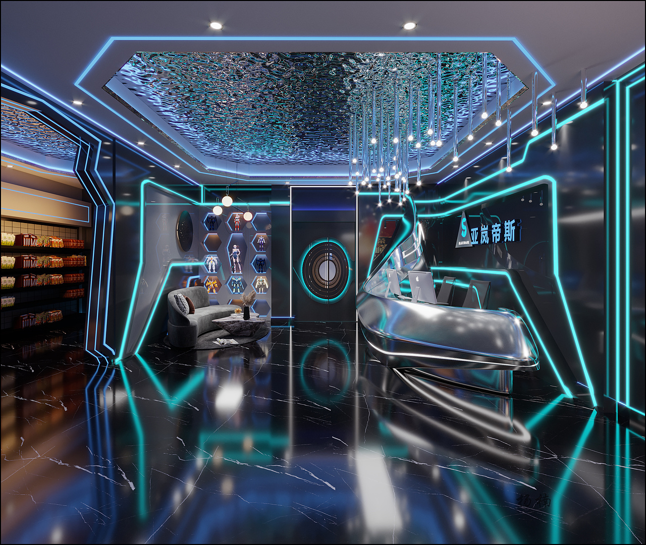 未来感十足,科技感满满 —— 电竞酒店设计案例|空间|酒店餐饮设计