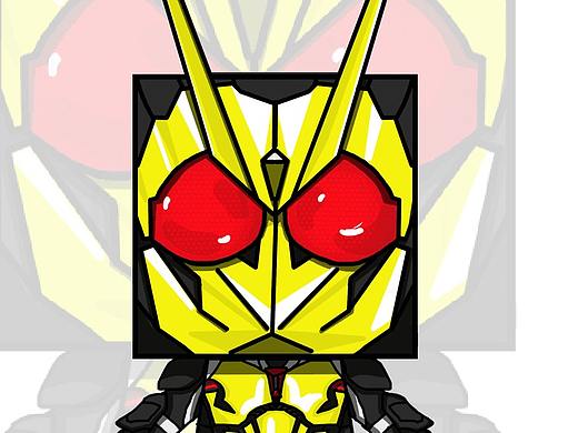 手绘假面骑士Zero-One自制纸模