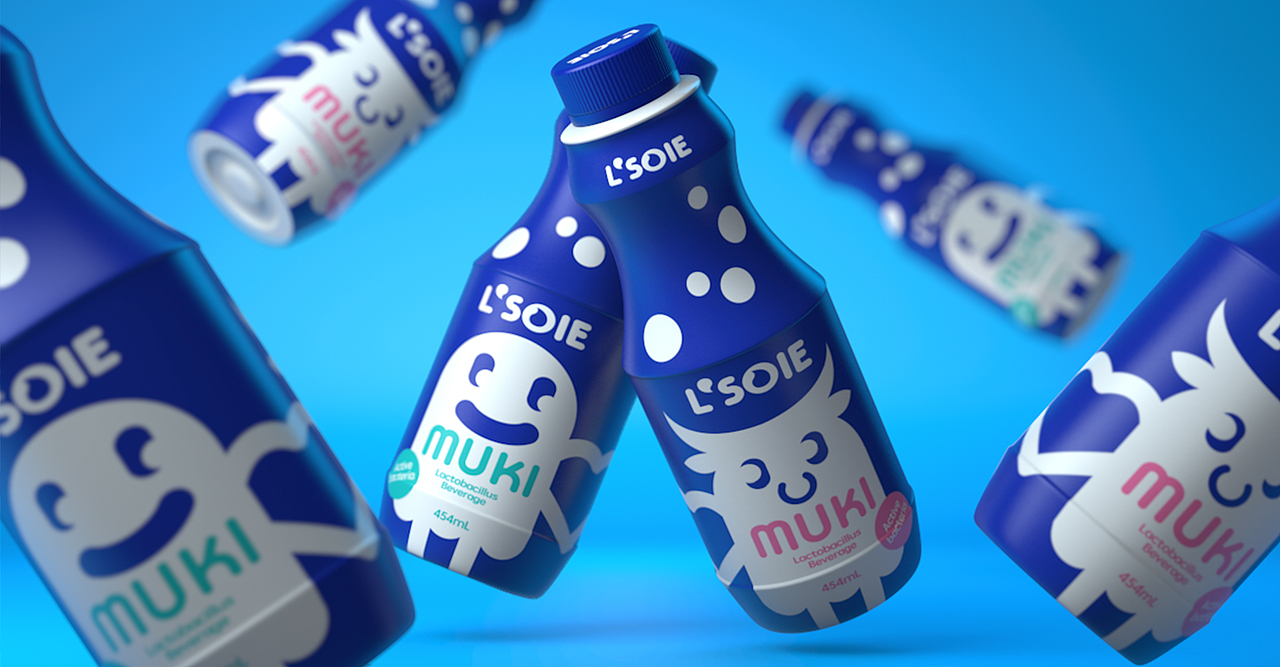 L'SOE乳酸饮料包装设计