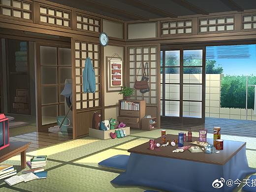 日系场景客厅