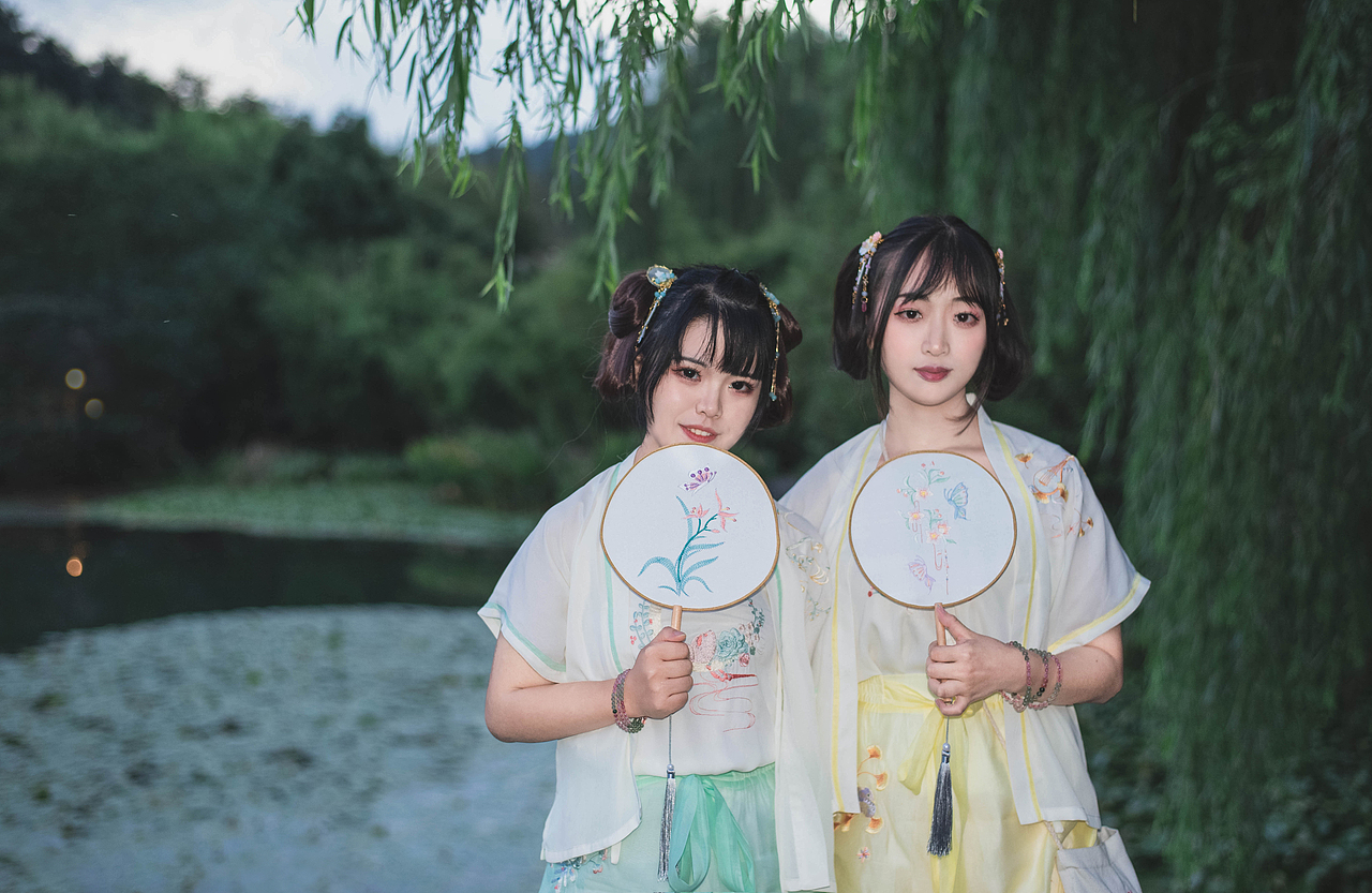 汉元素人像·夏荷轻趣（图ZMTQyMTMzMzg4） - 人像摄影 - 站酷设计师匕首冰凉原创素材 - 站酷ZCOOL