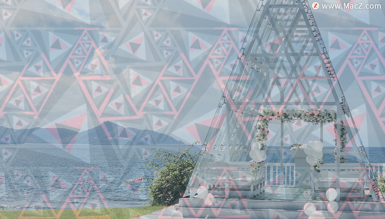 精美复古的几何花型PS填充图案