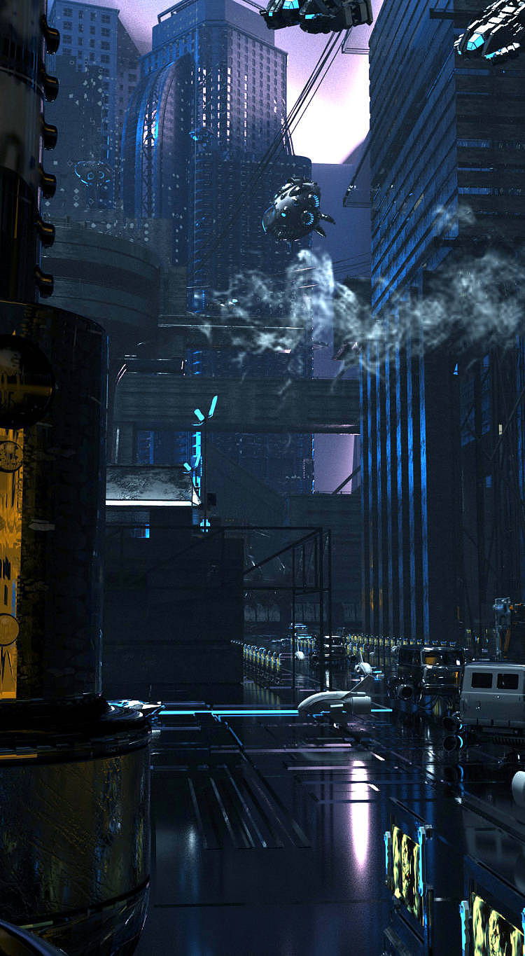 科幻城市（图ZMjY5MTU5OTIw） - 场景 - 站酷设计师志宏三维建模原创素材 - 站酷ZCOOL