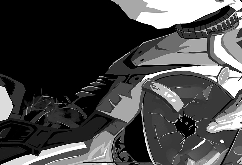 自设中弹Kill机械半人少女