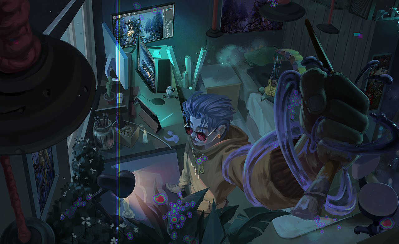 卧室里的困扰（图ZMjg4MjI1NDAw） - 创作习作 - 站酷设计师木芾达原创素材 - 站酷ZCOOL