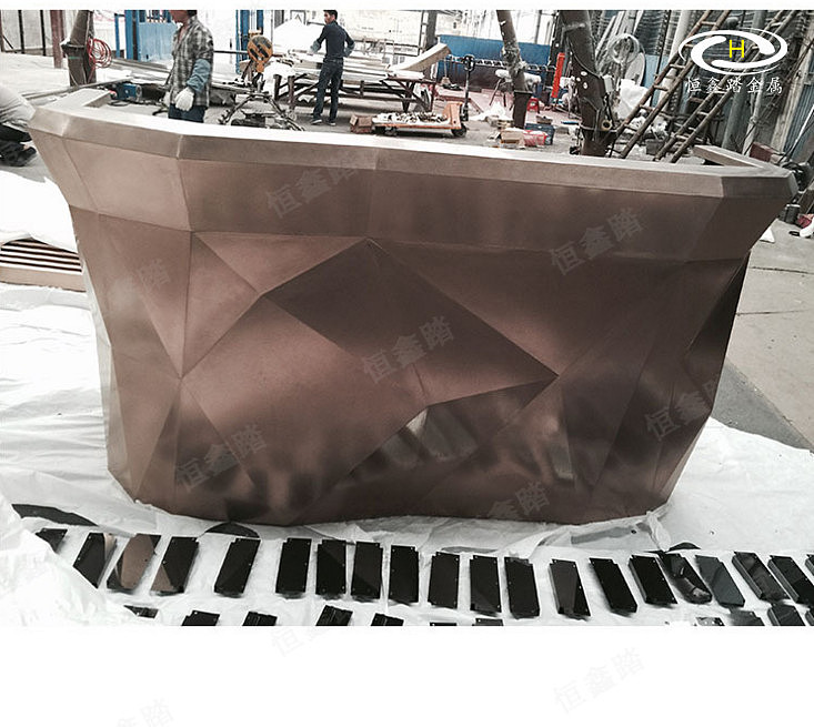 不锈钢吧台 酒店吧台 餐厅不锈钢前台 几造型服务台