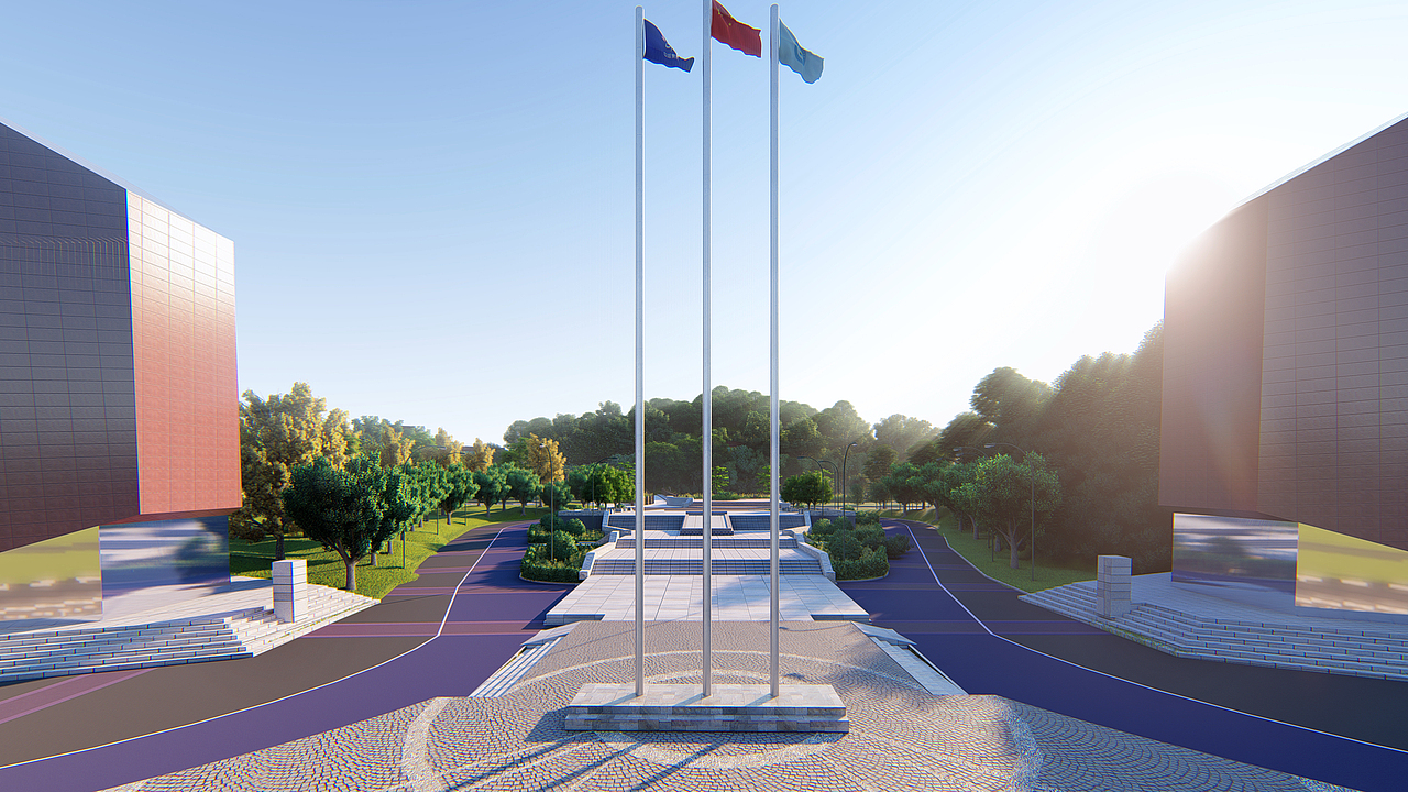 成都理工大学工程技术学院校门改造