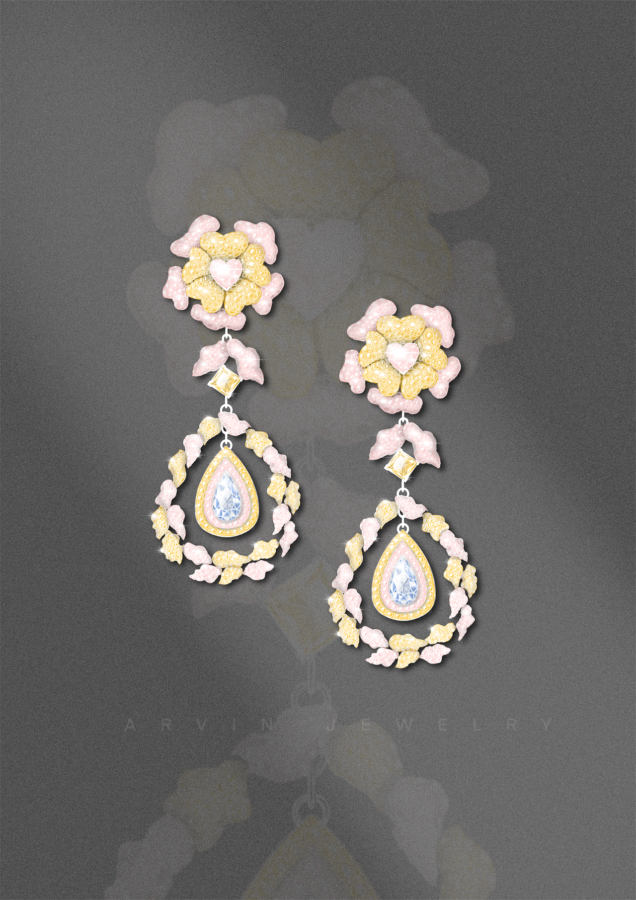 #iPad绘图#花朵吊坠