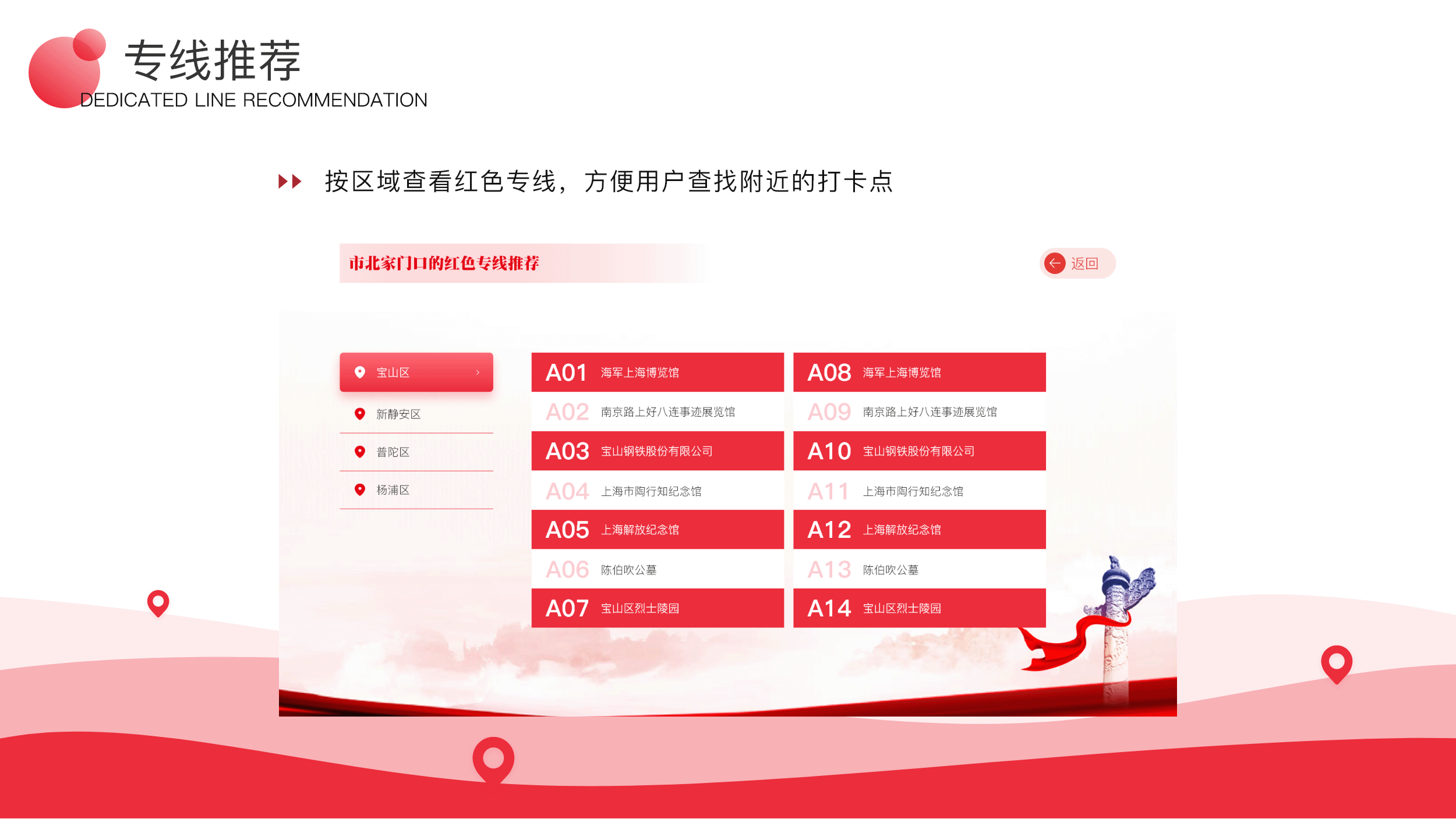 智慧党建互动桌界面&移动端H5