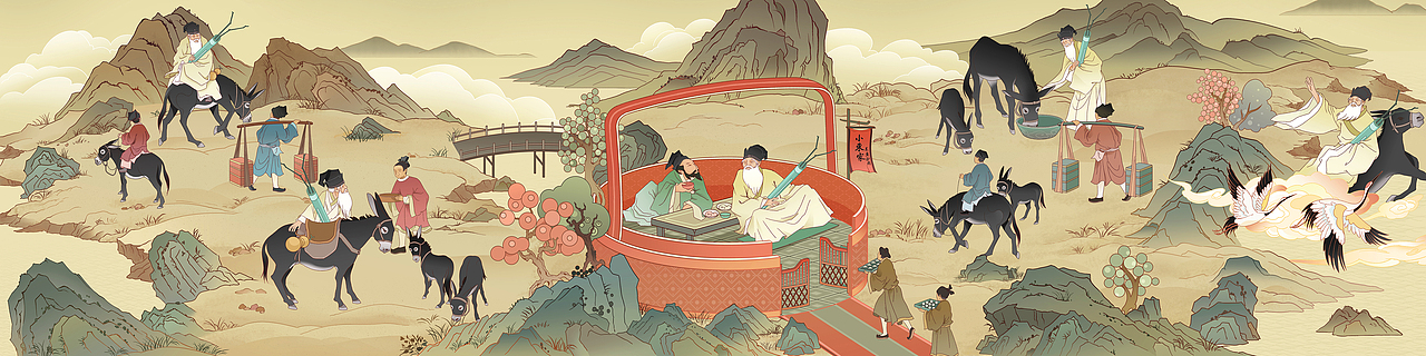 《小东家养生驴肉》餐店墙画绘制