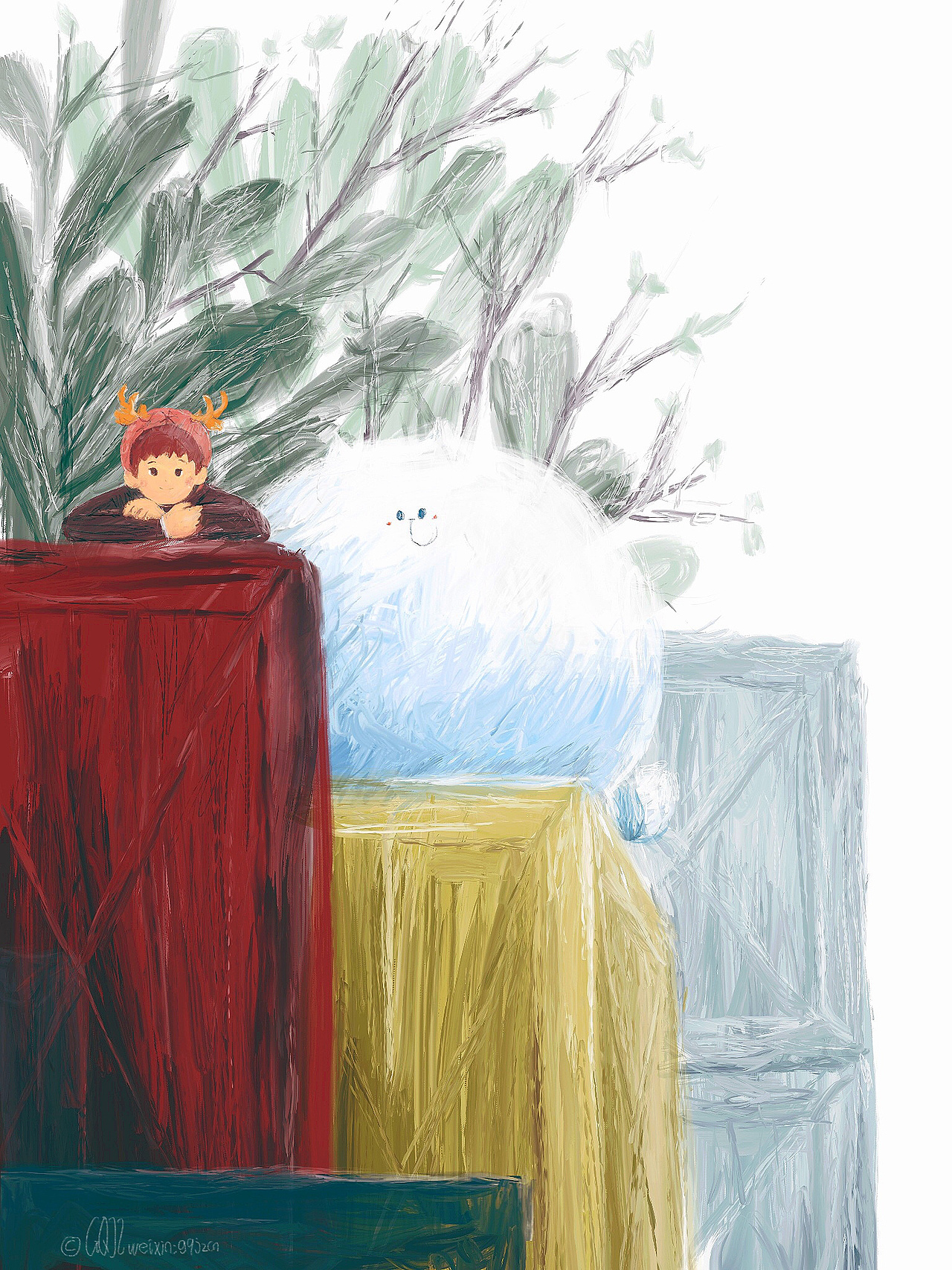 大团子（图ZMjA1ODA5NjI4） - 绘本 - 站酷设计师钢琴节奏GQJZ原创素材 - 站酷ZCOOL