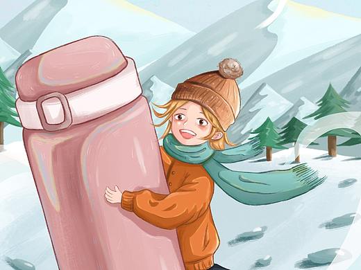 冬日暖陽（個人主頁-ZNTYwNzA0MDQ=） - 商業(yè)插畫 - 站酷設(shè)計師奈奈nainai原創(chuàng)素材 - 站酷ZCOOL