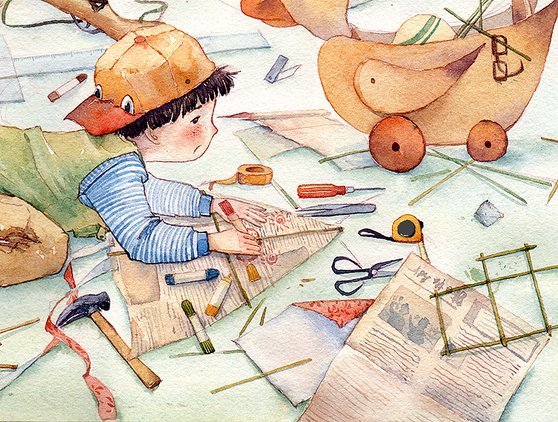 24节气之春分（图ZMjU3NjIxODg=） - 商业插画 - 站酷设计师木壳人原创素材 - 站酷ZCOOL