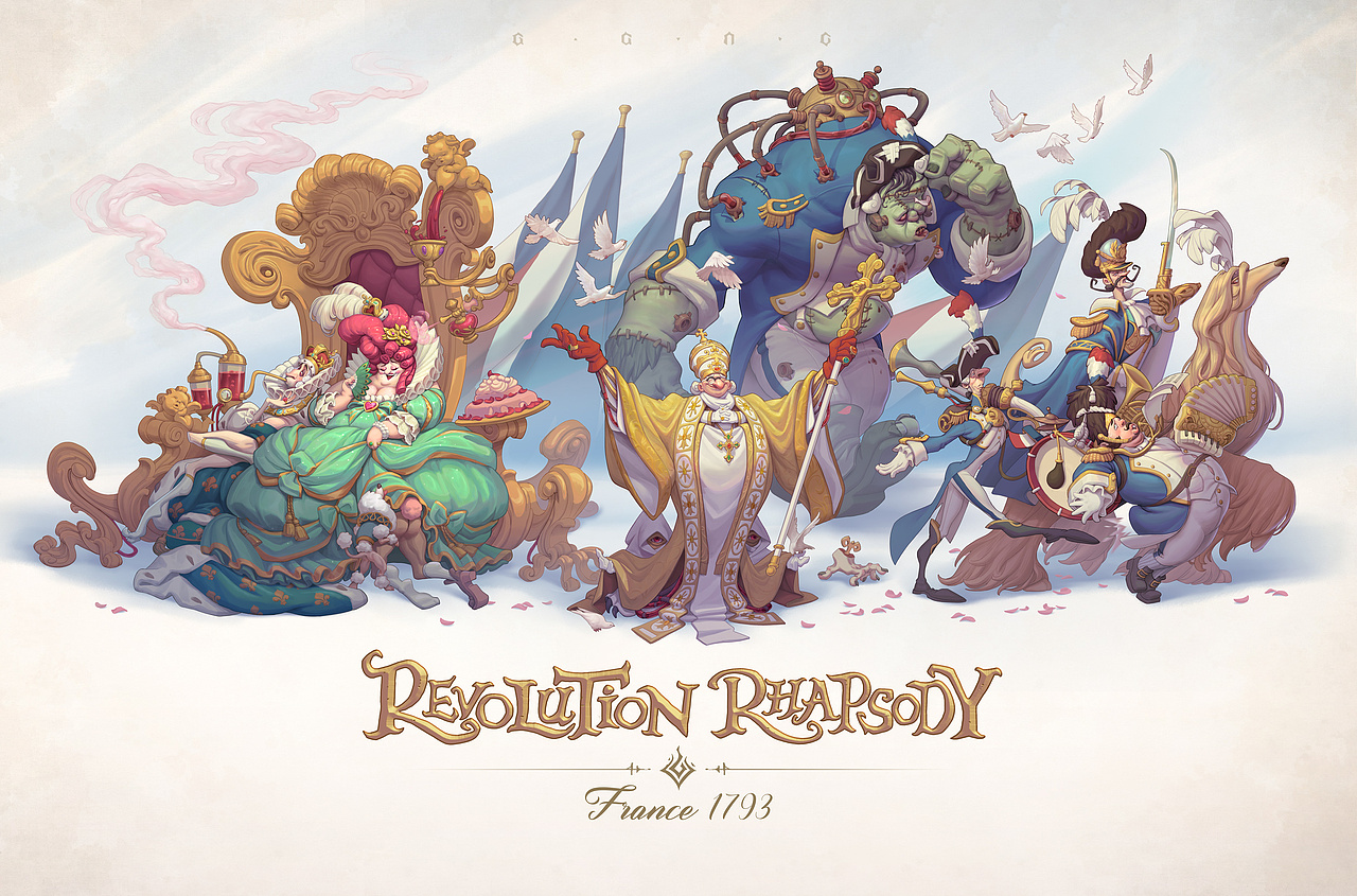 大革命狂想曲（圖ZMjg0NzIzMzky） - 游戲原畫 - 站酷設(shè)計(jì)師DreamingD原創(chuàng)素材 - 站酷ZCOOL