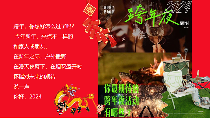 2024齐乐龘龘 新年跨年露营企划主题活动策划案-54PP