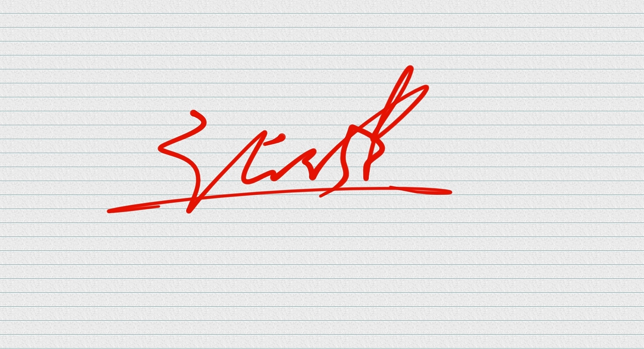 张健的签名一款丨艺术签名丨签名设计丨签名怎么写好看