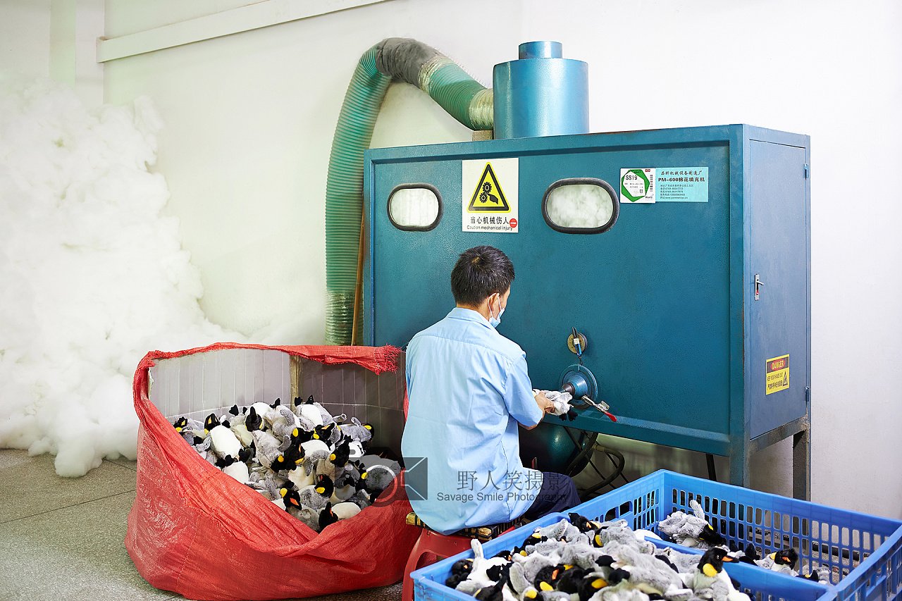 毛绒玩具厂工厂车间摄影 东莞企业宣传环境上门拍摄