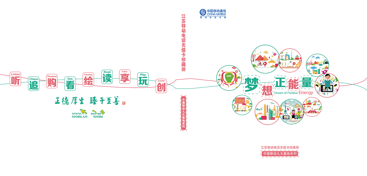 中国移动充值卡纪念册