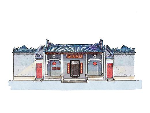 中国传统建筑-广东中山祠堂